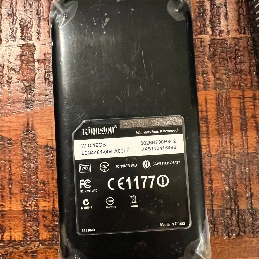 Kingston 16GB Portable Storage Device